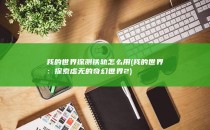 我的世界探测铁轨怎么用 (我的世界：探索虚无的奇幻世界2)